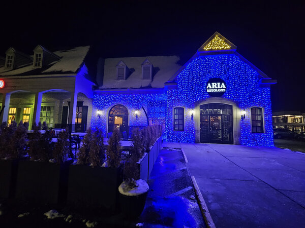 ARIA wrapped in electric blue